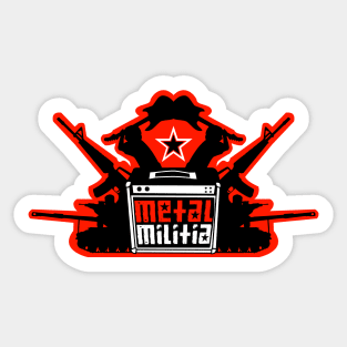 Metal Militia Logo Sticker